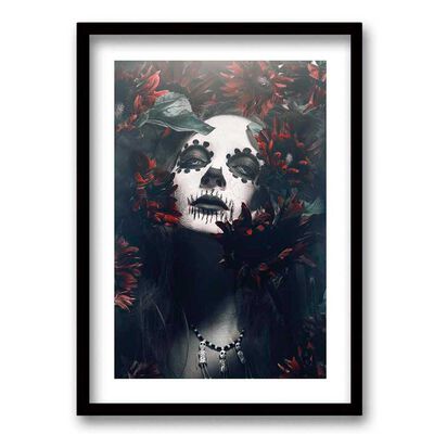 Imagen 1 del producto Cuadro Decorativo Retela Catrina 70 x 50 cm