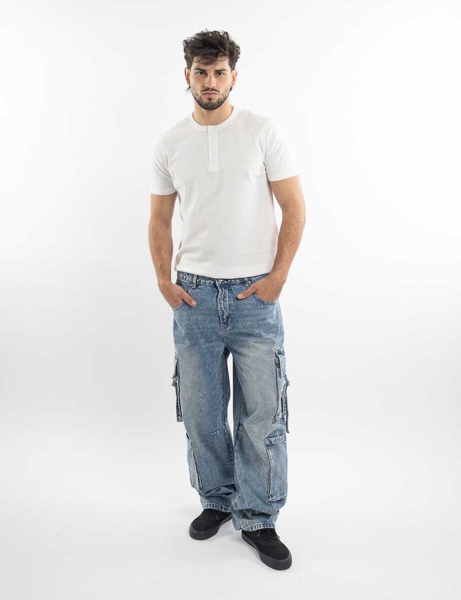 Jeans Cargo Hombre Icono