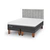 Cama Europea CIC Base Dividida King Ortopedic Advance + Respaldo Sile