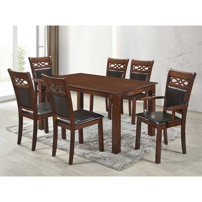 ZOY HOME Juego de Comedor Capri 4 Sillas 2 Sitiales