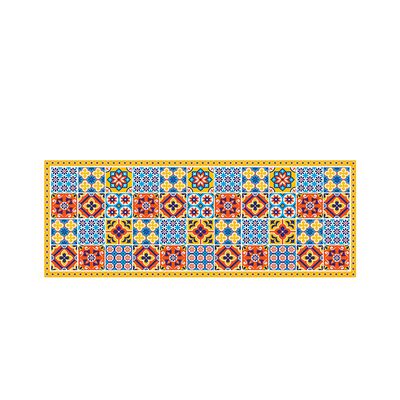 Set 2 Alfombra Davanti Baldosa Portuguesa 45 x120 Baldosa Portuguesa