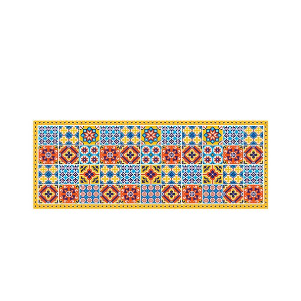Set 2 Alfombra Davanti Baldosa Portuguesa 45 x120 Baldosa Portuguesa