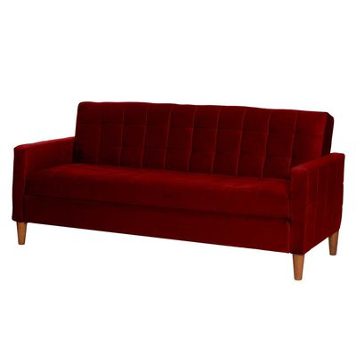 Imagen 2 del producto Futón Latam Home Genova Velvet 3 Cuerpos Burdeo