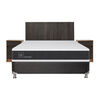 Box Spring CIC 2 Plazas Ortopedic + Respaldo + 2 Veladores
