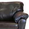 Juego de Living Muebles America Santa Fe Sofá 3 Cuerpos + Dos Sillones 1 Cuerpo Café Moro