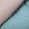 Plumón Bicolor Casanova 1,5 Plazas Liso Aqua Beige