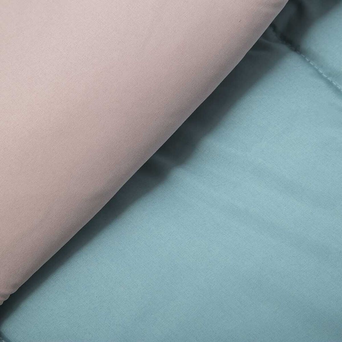 Plumón Bicolor Casanova 1,5 Plazas Liso Aqua Beige