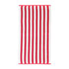 Toalla de Playa Lineas Rojo 70X140 Cm