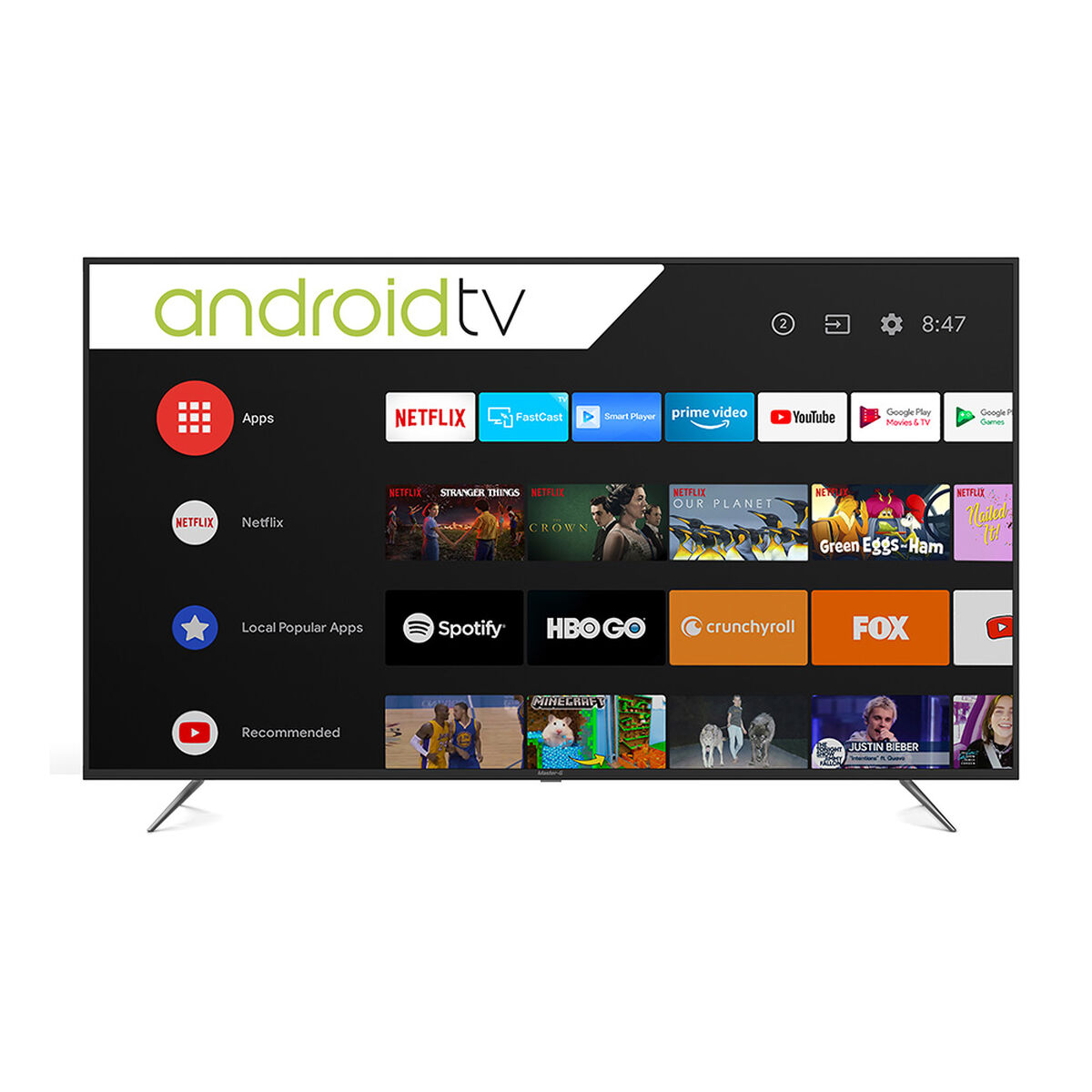 LED 70" Master-G MGA7000 Android TV Smart TV UHD 4K