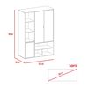 Clóset TuHome Sleep 2 Puertas 1 Cajón