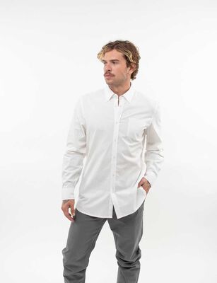 Imagen 1 del producto Camisa Hombre Zibel Blanco, Gris