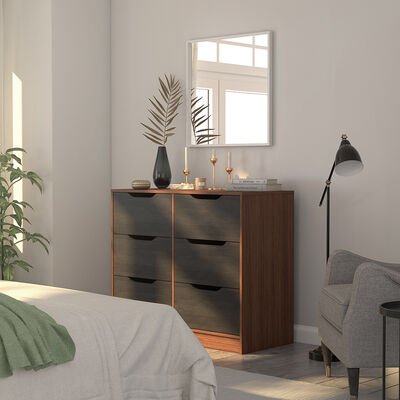 Imagen 2 del producto Cómoda CIC Espresso 6 Cajones