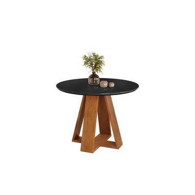 Imagen 2 del producto Juego de Comedor Vekkahome Celeste 4 Sillas Negro