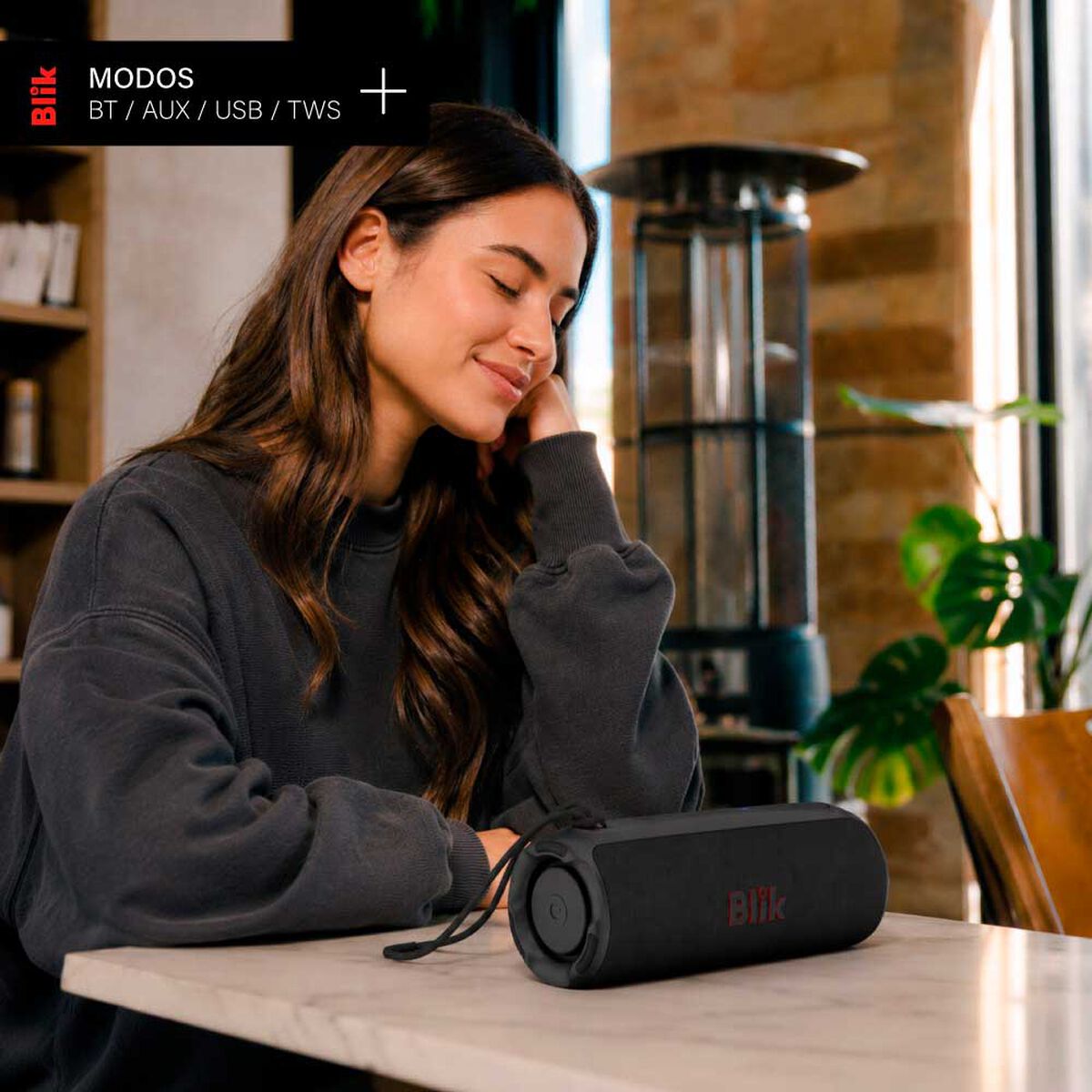 Parlante Bluetooth Blik Livepro Negro