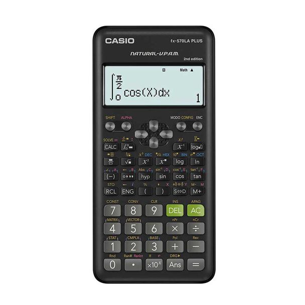 Calculadora Científica Casio FX570LA PLUS Negra