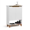 Cómoda Zapatera Onessta Hall 2 Puertas Blanco