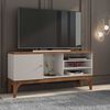 Rack TV Exit Veneza Beige Matte Hasta 60"