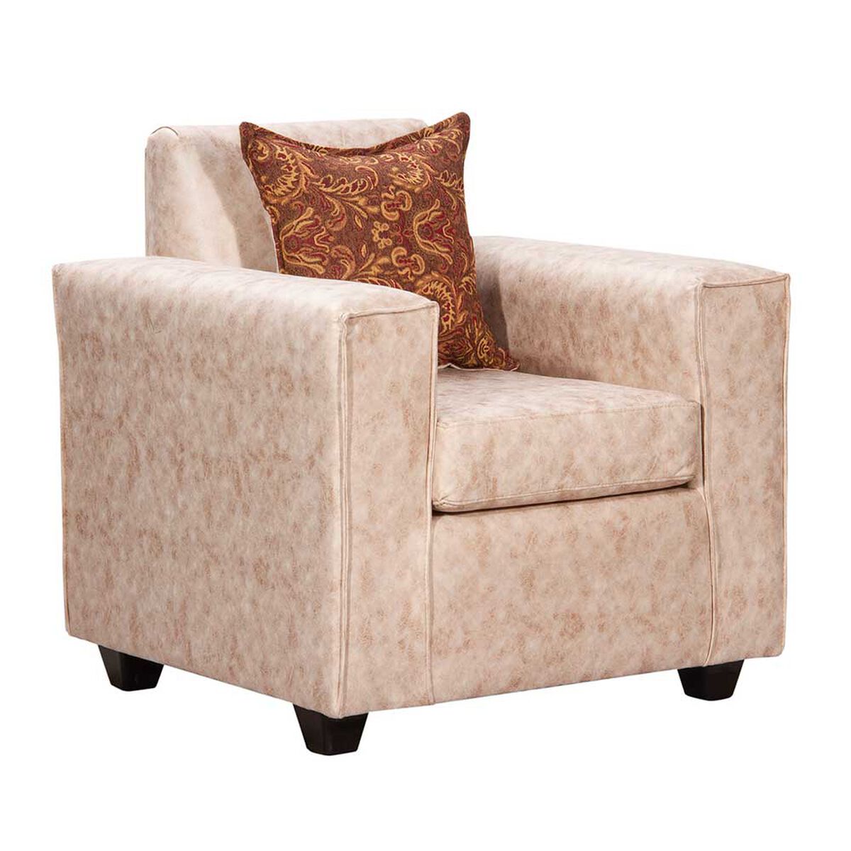 Juego de Living Black Factory Ezeiza Sof&aacute; 2 Cuerpos + Dos Sillones 1 Cuerpo Beige