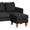 Sofá Seccional Intercambiable Latam Home Venecia 3 Cuerpos Negro