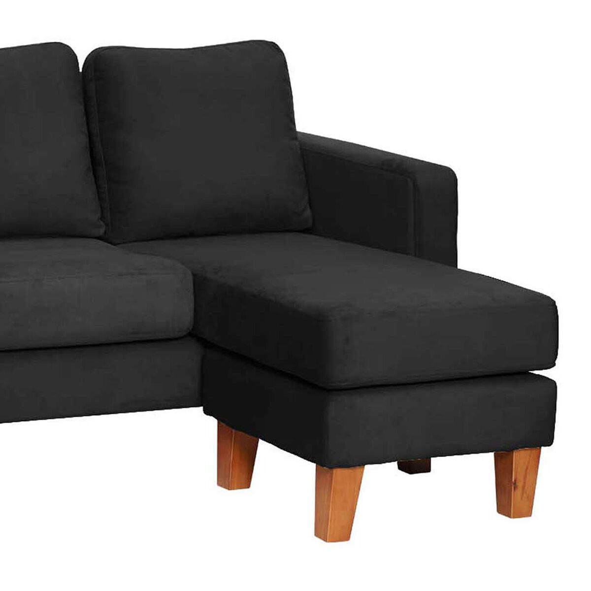 Sofá Seccional Intercambiable Latam Home Venecia 3 Cuerpos Negro