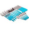 Juego de Cuchiller&iacute;a Doral Colorful 24 Piezas Azul