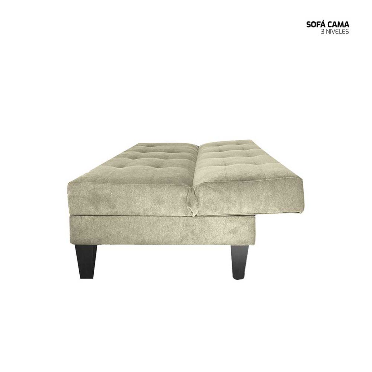 Sofá Cama Deco Class Griego 3 Cuerpos Beige