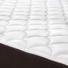 Cama Europea Rosen 1,5 Plazas Ergo T + Velador Tabor Grafito + Almohada Light Americana