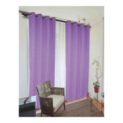 Combo Cortinas Doral Camila 220 x 140 cm Lila