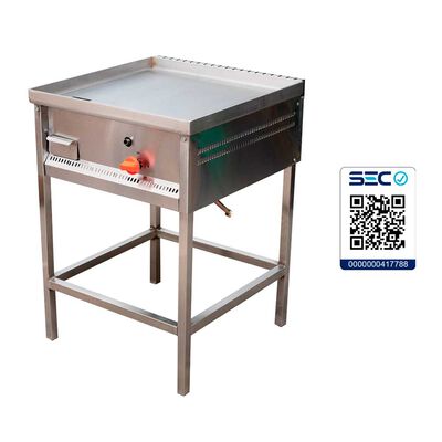 Imagen 2 del producto Plancha Churrasquera Ticgas 600x600 Full Inox GN