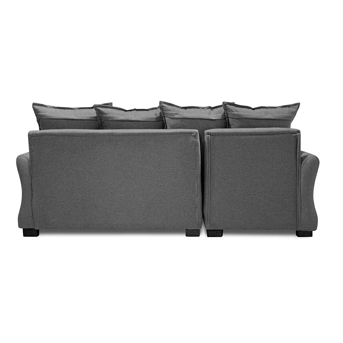 Seccional Izquierdo Living Factory Montreal 4 Cuerpos Gris