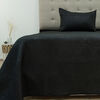 Quilt Doral Boston Lumina 1,5 Plazas Negro