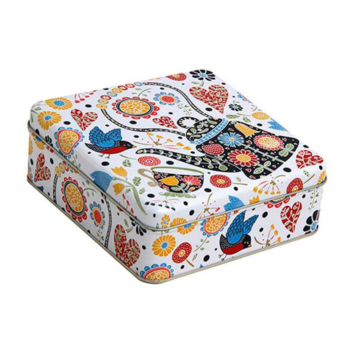 Lata Decorativa Metal Vgo 17 x 17 cm Dise&ntilde;o 3