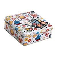 Lata Decorativa Metal Vgo 17 x 17 cm Diseño 3