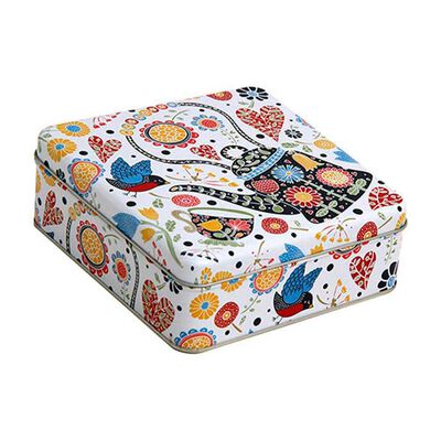 Imagen 1 del producto Lata Decorativa Metal Vgo 17 x 17 cm Diseño 3