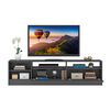 Rack TV Vekkahome Grafitte Hasta 75" Gris