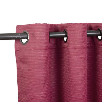 Imagen 2 del producto Set de Cortinas Mashini Frutill 140 x 220 cm Burdeo