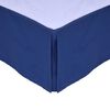 Faldón Mashini 144 Hilos King Liso Azul