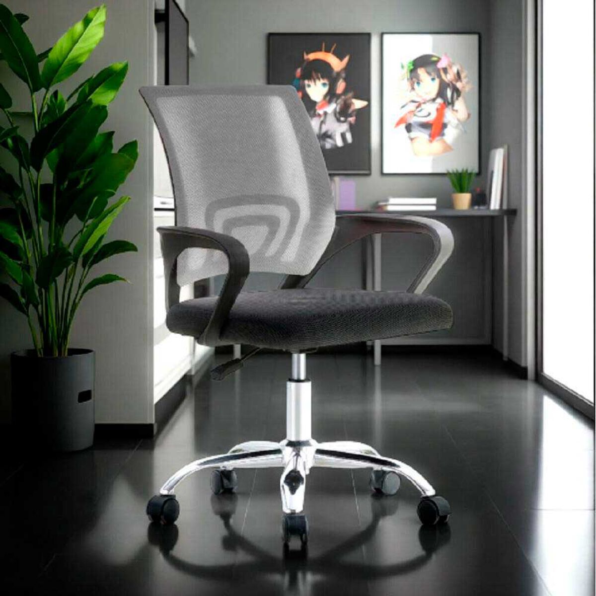 Silla Escritorio Arthome BM-520MG Gris