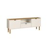Rack Decocasa Aura hasta 75" Off White