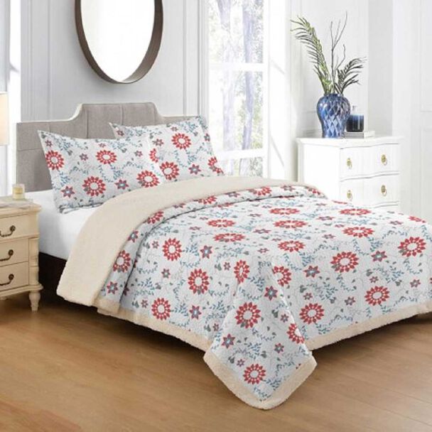 Quilt Estampado Illusions 2 Plazas Sherpa Goverla