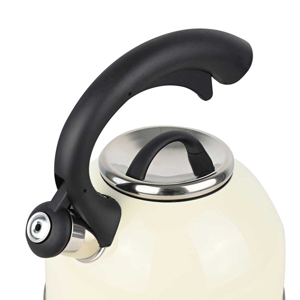 Tetera Acero Inox. Doral Venus 2.5 Lts Marfil