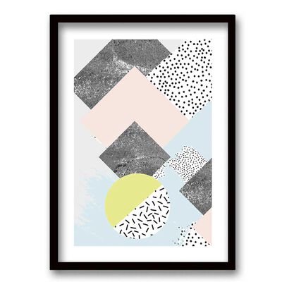 Cuadro Decorativo Retela Pasteles 70 x 50 cm