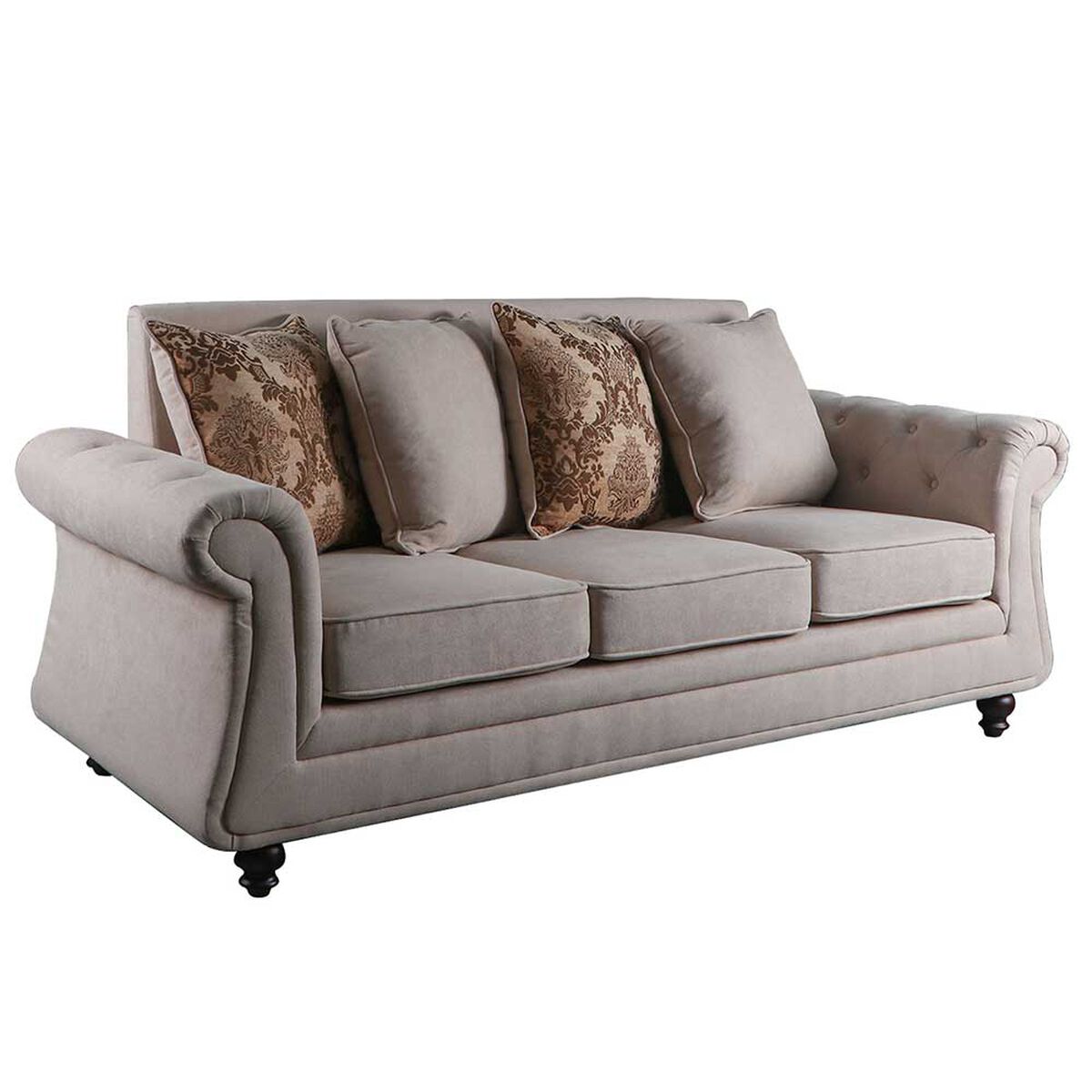 Sofá Universal Market Winston 3 Cuerpos Beige