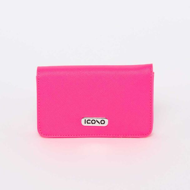 Billetera Eco Cuero Fucsia Mujer Icono