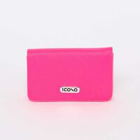 Billetera Eco Cuero Fucsia Mujer Icono