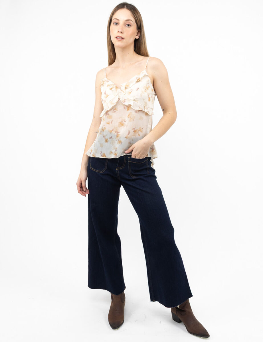 Blusa sin Mangas Mujer Zibel