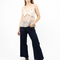 Blusa Estampada Sin Mangas Mujer Zibel Blanco