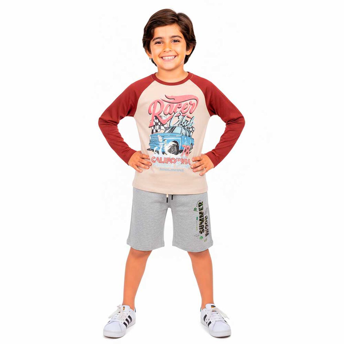 Polera Manga Larga Ni&ntilde;o Chess