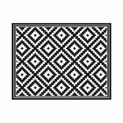 Alfombra Davanti Rombos Black 140 x180 Rombos Black