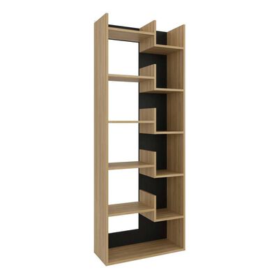 Biblioteca Tuhome Clover Melamina Fresno Europeo Y Wengue
